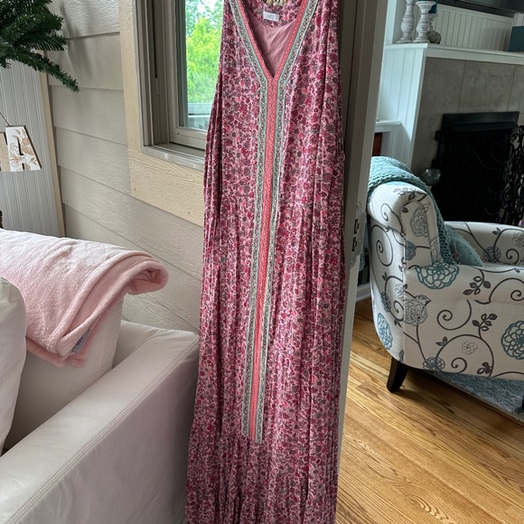 J. Jill Flounced Hem Maxi Dress (4X) - Picture 3 of 7